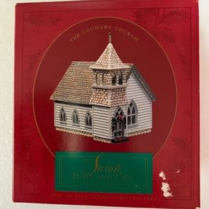 Hallmark Keepsake 1994 Sarah Big and Tall Church, used